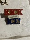 KICK SOME ICE! VINTAGE HOCKEY PIN🏒 ALSO WORKS AS POLITICAL MESSAGE🇺🇸 — photo 2
