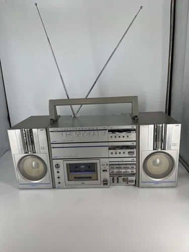 JVC PC-5 "The Quintet" Rare 80's Vintage Stereo Cassette Boombox.