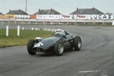 Les Leston Brm P25 1957 Formula 1 Motor Racing Old Photo Les Leston Brm P25 1957 Formula 1 Motor Racing Old Photo