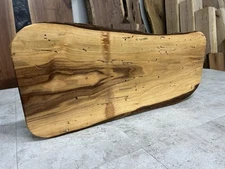 Live Edge Walnut Wood Slab/Wormy Walnut / Kiln Dried Walnut Shelf/Live Edge Back