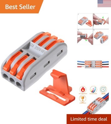 High-Quality 50-Pack Lever Wire Connectors for Universal Electrical Projects