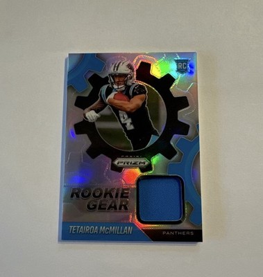 2025 Panini Prizm Tetairoa McMillan Rookie Gear Jersey Patch #RGR-TMC (RC)