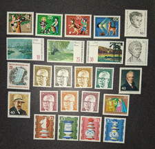 Germany Berlin 1972 Complete Stamp Year Set MNH Mint Never Hinged 24 Stamps