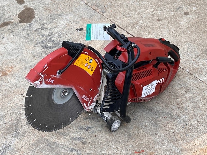 2023 Hilti DSH 700-X 14" Gas Powered Concrete Cut Off Saw Blade bidadoo