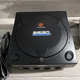 SEGA Sports Dreamcast Black Console HKT-3020 Bundle: Controller & Cords + Game