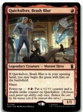 Quicksilver, Brash Blur MTG R 148 Marvel Super Heroes MSH NM