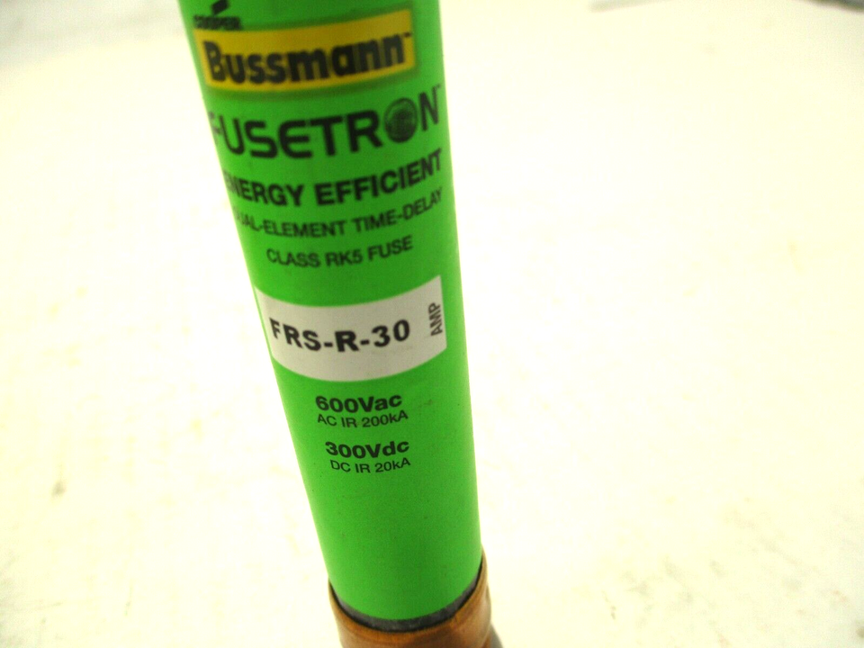 NEW BOX OF 10 BUSSMANN FUSETRON FRS-R-30 30A/AMP FUSE | eBay