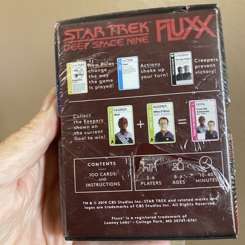 Looney Labs Star Trek: Deep Space Nine Fluxx Card Game NEW IN BOX 2019 - Picture 2 of 2