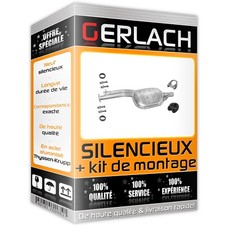 Pour Mercedes W124 260E 300E / 4-MATIC silencieux intermediaire F149