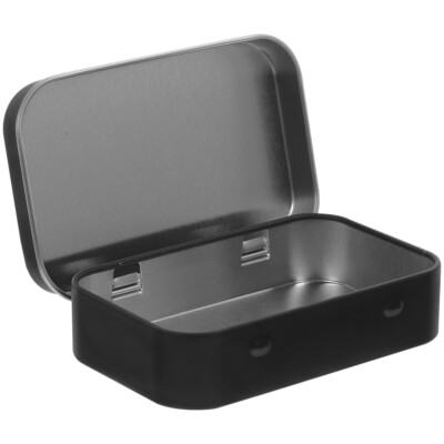  Jewellery Storage Box Small Metal Container Iron Rectangular Case