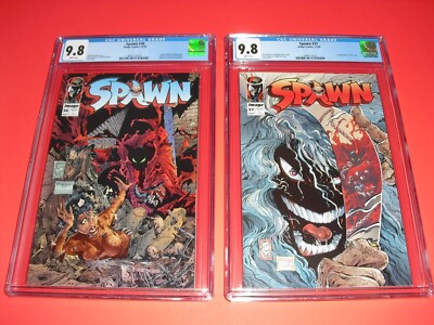 Spawn #36 & #37 both CGC 9.8 w/ WHITE PAGES from 1995! Image McFarlane NM E85