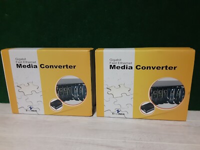 Brand New Etherwan Gigabit Fast Ethernet Media Converter