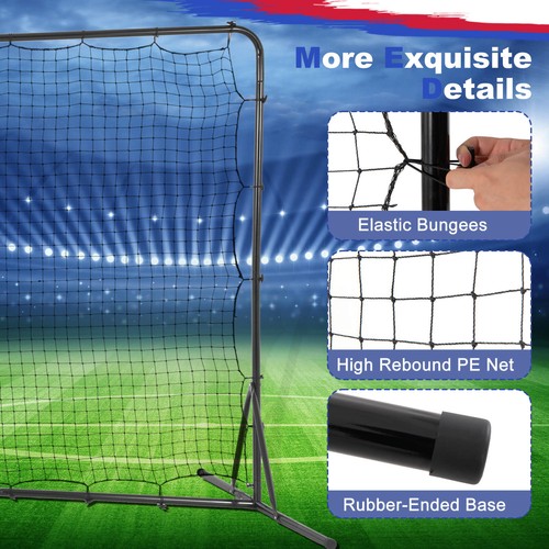 Soccer Rebounder Net 12 x 6 FT Portable Football Training Equipment w/ Net - 第 6/6 張圖片