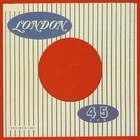 LONDON (white with blue stripe) REPRODUCTION RECORD COMPANY SLEEVES (pack of 10)