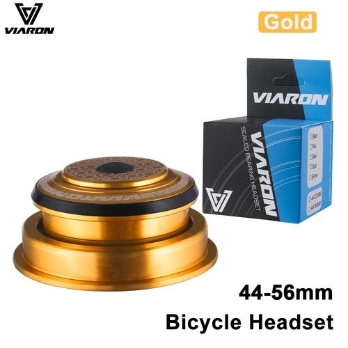 Threadless Bicycle Headset 1 1/8"-1 1/2" Straight Tapered Tube MTB Bike Headset - Picture 12 of 30