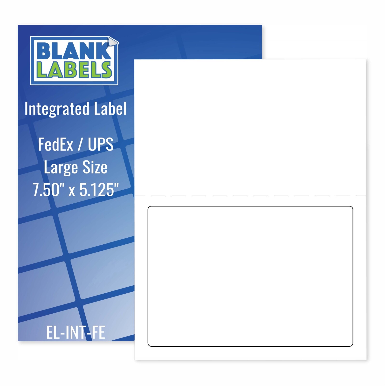 1000 Laser /Ink Jet Labels for use with FedEx, UPS, PayPal Tear Off Receipt 5127