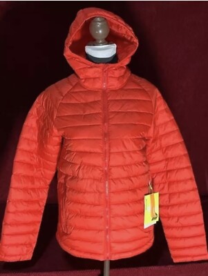 All in Motion Men's Warmer Lightweight Puffer Winter Jacket Size XXL Red