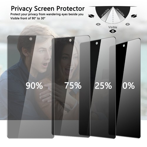 Privacy Anti-Spy Tempered Glass Screen Protector For Samsung Galaxy A32 A52 5G  - Picture 4 of 11