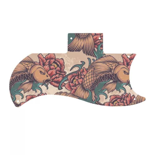 Pickguard For Gibson 1971-2018 Or 1961 RI Half Face SG koi fish