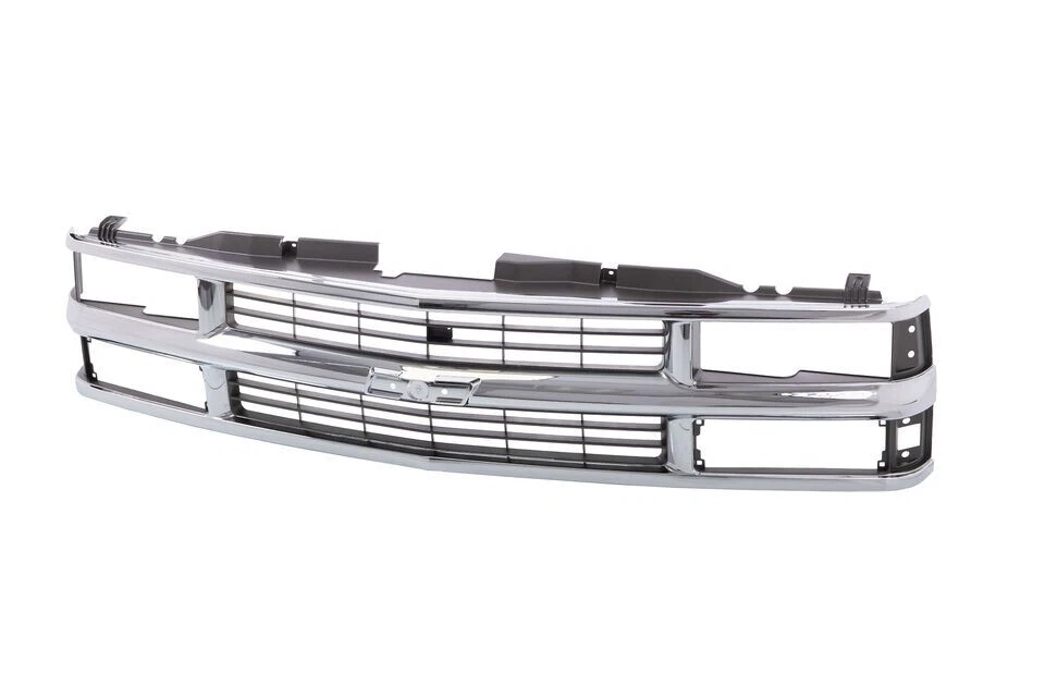New Front Grille Assembly Chrome Fits 1994-1999 Chevrolet C/K 1995-2000 Tahoe Foto 4 de 4