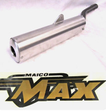 Silenziatore Maico 1981 490cc mx lungo 340mm