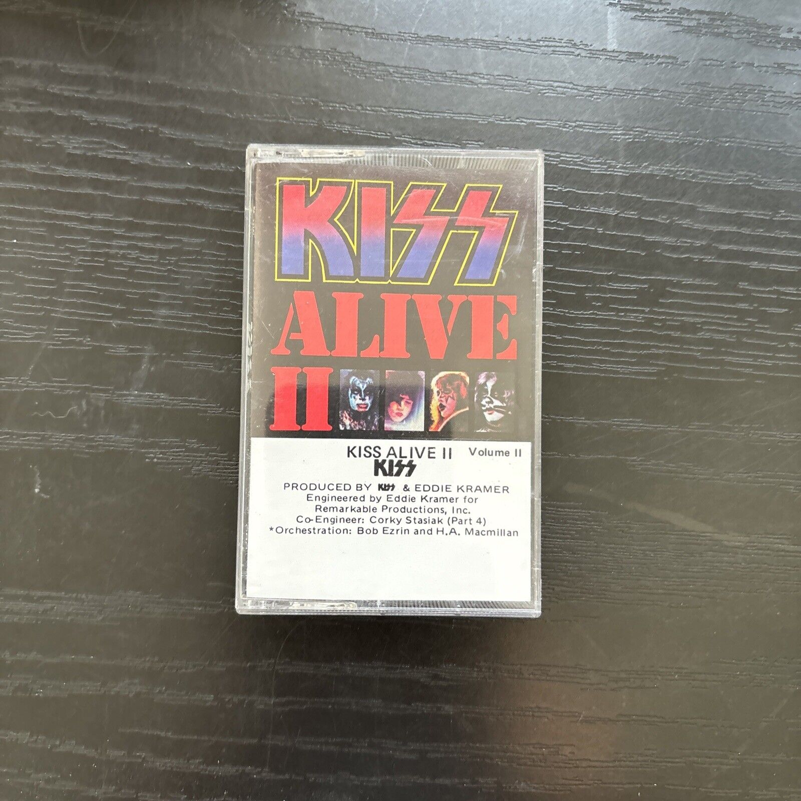 Kiss Alive II Volume 2 Cassette Hard Rock Rare