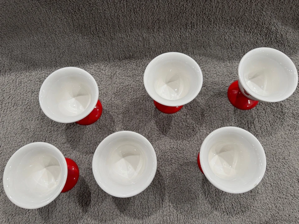 Sonoma Cherries Jubilee Juego de 6 Cuencos de Helado **ENCONTRADO RARO** Juego Retirado Foto 2 de 4