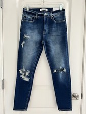 KanCan Super Skinny High Rise Distressed Jeans Size 27 NWT