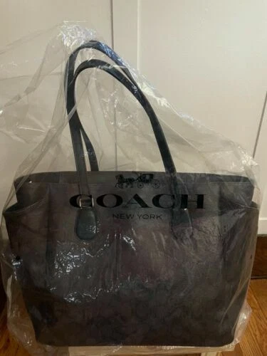 Coach Canvas Brown Diaper Bags