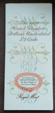 1989 ROYAL MINT BILL & CLAIM OF RIGHTS £2 BRILLIANT UNCIRCULATED COIN SET