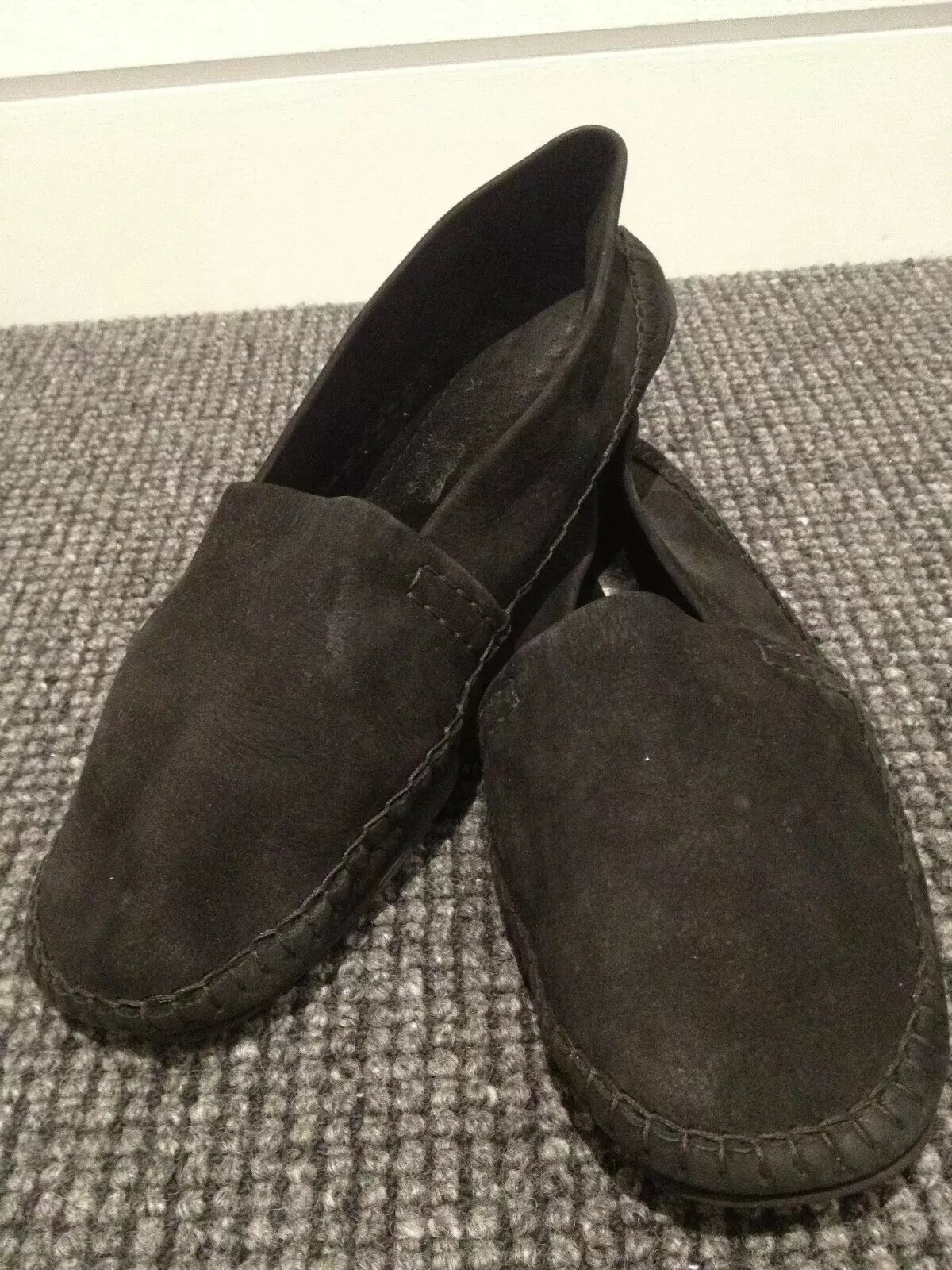 Mens Black Suede Loafers eBay
