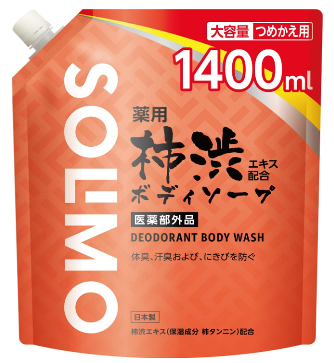 Medicated soap persimmon body wash 1400mL JAPAN