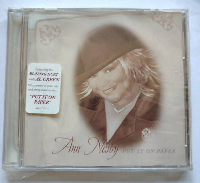Ann Nesby   Put It On Paper- Brand New & Sealed CD Album