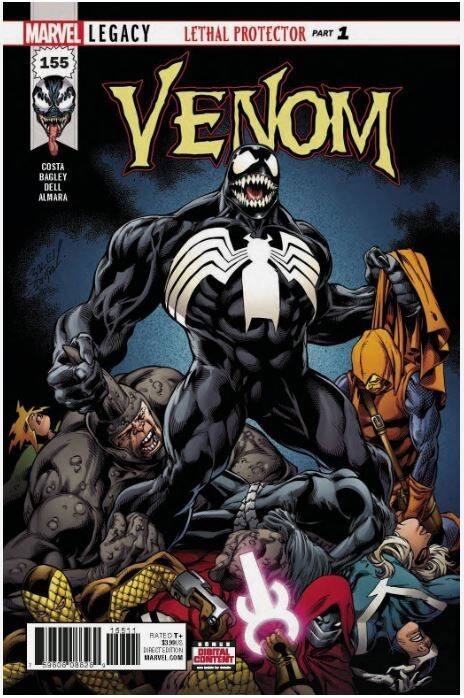 Venom #155 - Lethal Protector Pt 1 - Legacy Marvel Comics 2017 | eBay