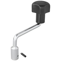 Kurbel Hebel StüTzrad 48Mm Bugrad Deichselrad LäNge 126Mm FüR AnhäNger Wohnwagen