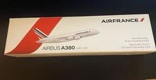 AIR FRANCE AIRBUS 380 MODEL PLANE 1/250 SCALE / INAUGURAL FLIGHT November 2009