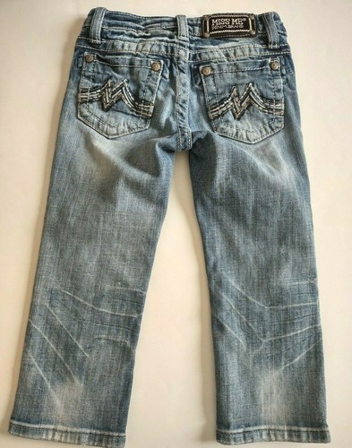 Miss Me Girls 10 Capri Blue Denim 