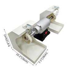 Denture Tabletop Double Position High Speed Silent Polishing Machine 110V