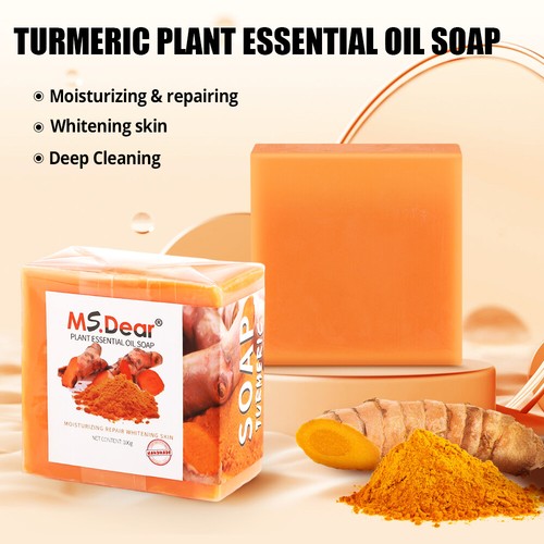 10x Tumeric Soap Skin Whitening Dark Spots lightening Acne Brightening Turmeric - Picture 13 of 21