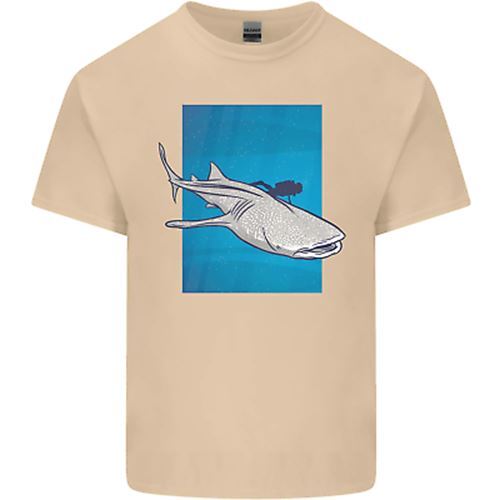 Ein Walhai Und Taucher Herren Baumwoll T-Shirt Tee Top - Picture 12 of 24