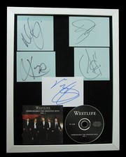 WESTLIFE+SIGNED+QUALITY FRAMED+WINGS+UPTOWN+RAISE=100% GENUINE+FAST GLOBAL SHIP