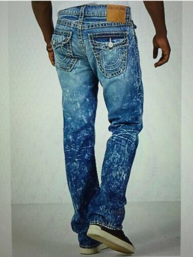 $361 NEW True Religion Jeans Mens Ricky 33 x 34 Straight Leg $361 NEW True Religion Jeans Mens Ricky 33 x 34 Straight Leg