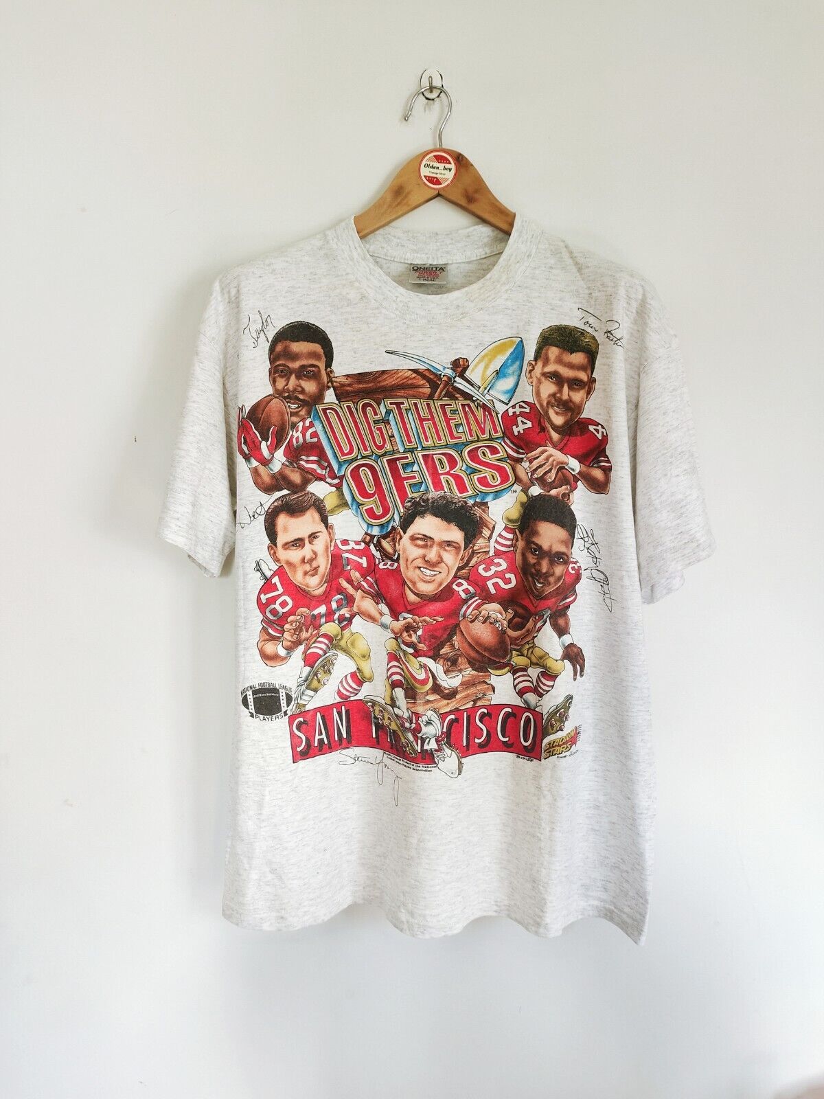 San Francisco 49ers Retro 90's NFL T-Shirt – SocialCreatures LTD