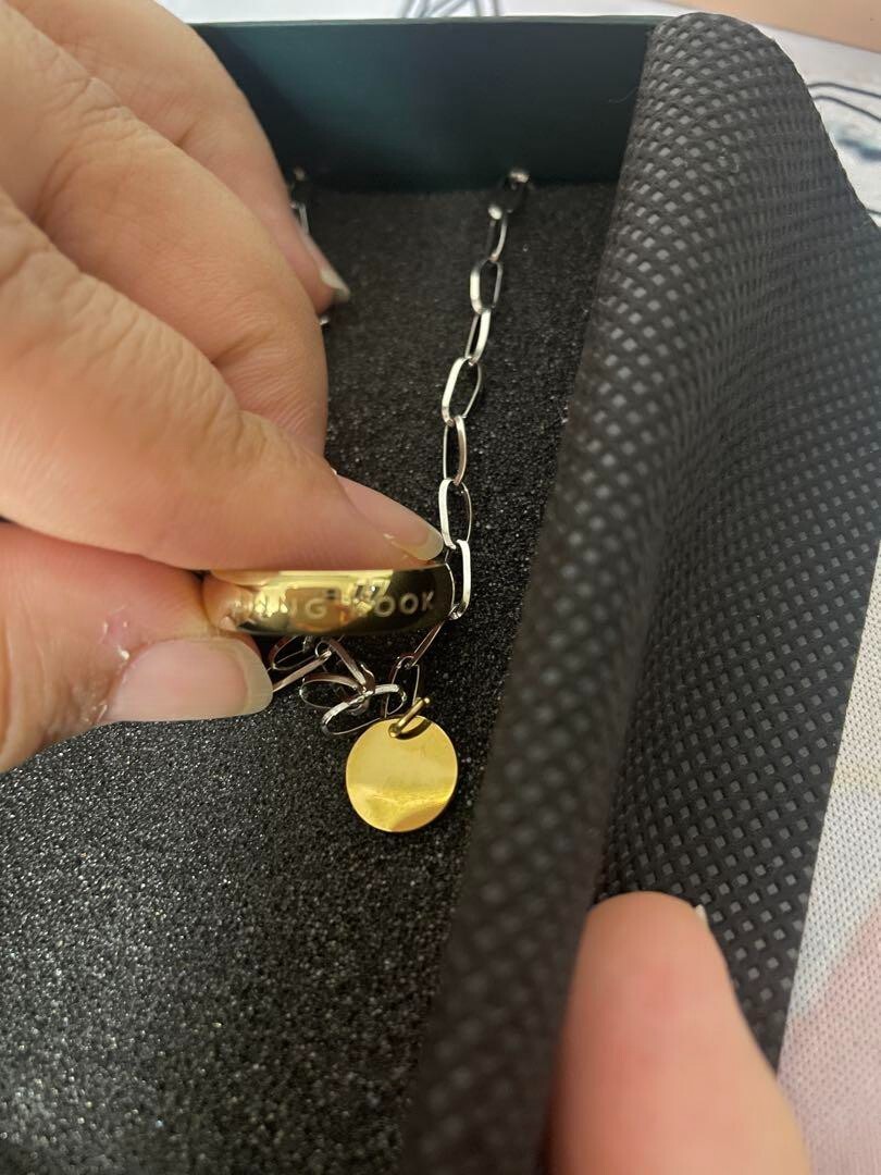 BTS JUNGKOOK Golden Necklace The Moments Seoul Exhibition LTD