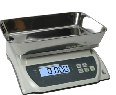 WKA Kontrollwaage geeicht Edelstahlwarenschale - geeichte Ladenwaage