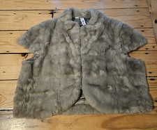 Monsoon Helena Christensen Faux Fur Bolero/Shrug. Size 14