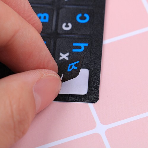 Russian standard keyboard layout sticker letters on replacement A.DI - Afbeelding 5 van 17
