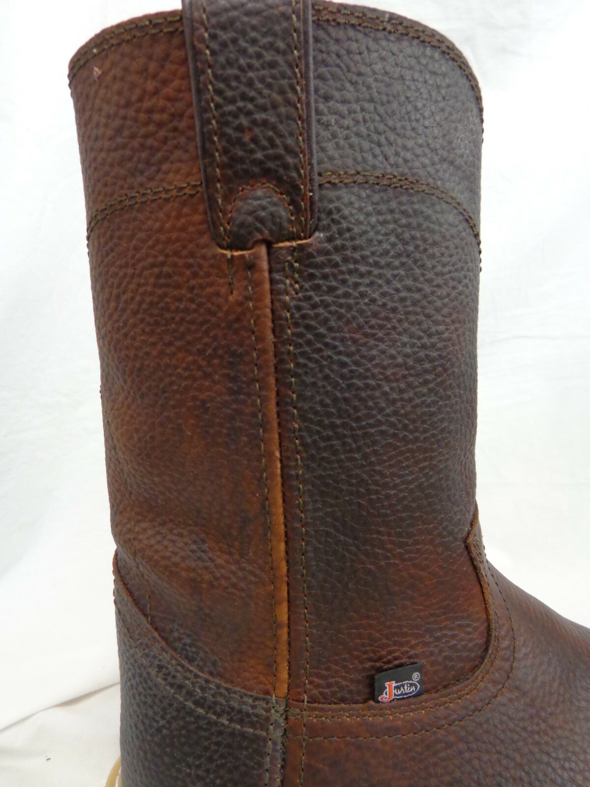 justin wedge sole work boots