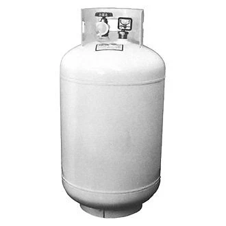 Manchester Tank 30 lbs 25.7 L 6.8 gal. Steel Vertical White DOT LP Gas Tank  | eBay