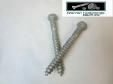 100 Hex Head 3/8 X 4" Lag Bolts Hot Dipped Galvanized Wood Screws